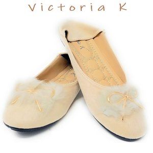 Women Ballerina Flats / Mules, BS-2624, Beige